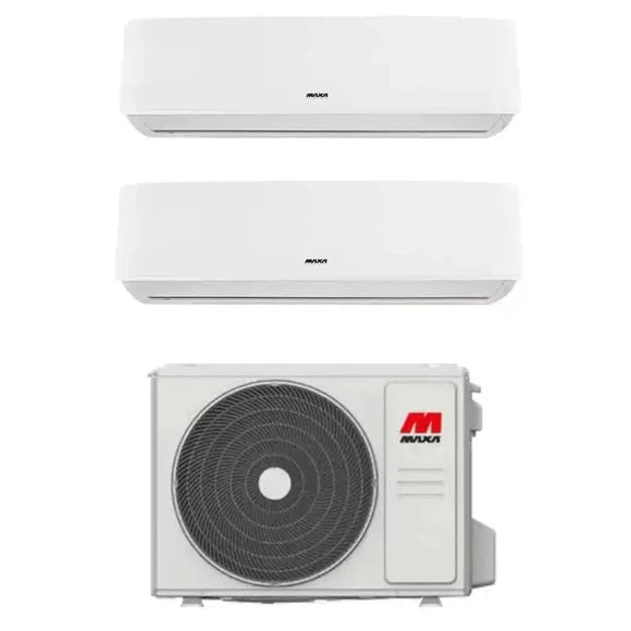 Climatiseur Bi-Split réversible MAXA Lys 2x12000 BTU Inverter R32 WiFi