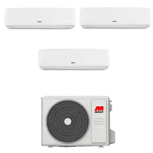 Climatiseur Tri-Split réversible MAXA Tredis 9000+9000+12000 BTU Inverter R32 WiFi